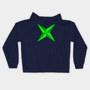 Star title pattern. Kids Hoodie